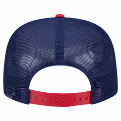 Texas Rangers New Era Retro Script Trucker 9FIFTY Snapback Hat - White/Red - New Era Discount