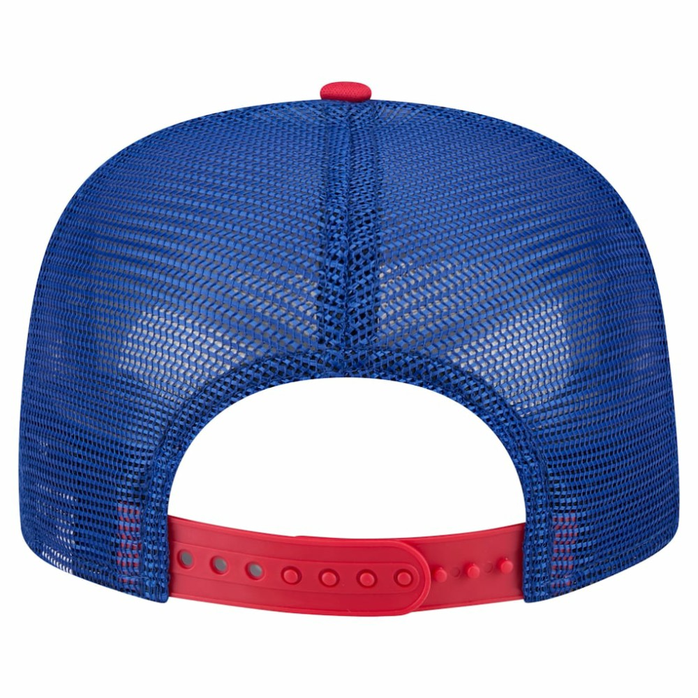 Chicago Cubs New Era Retro Script Trucker 9FIFTY Snapback Hat - White/Red - New Era Lifestyle