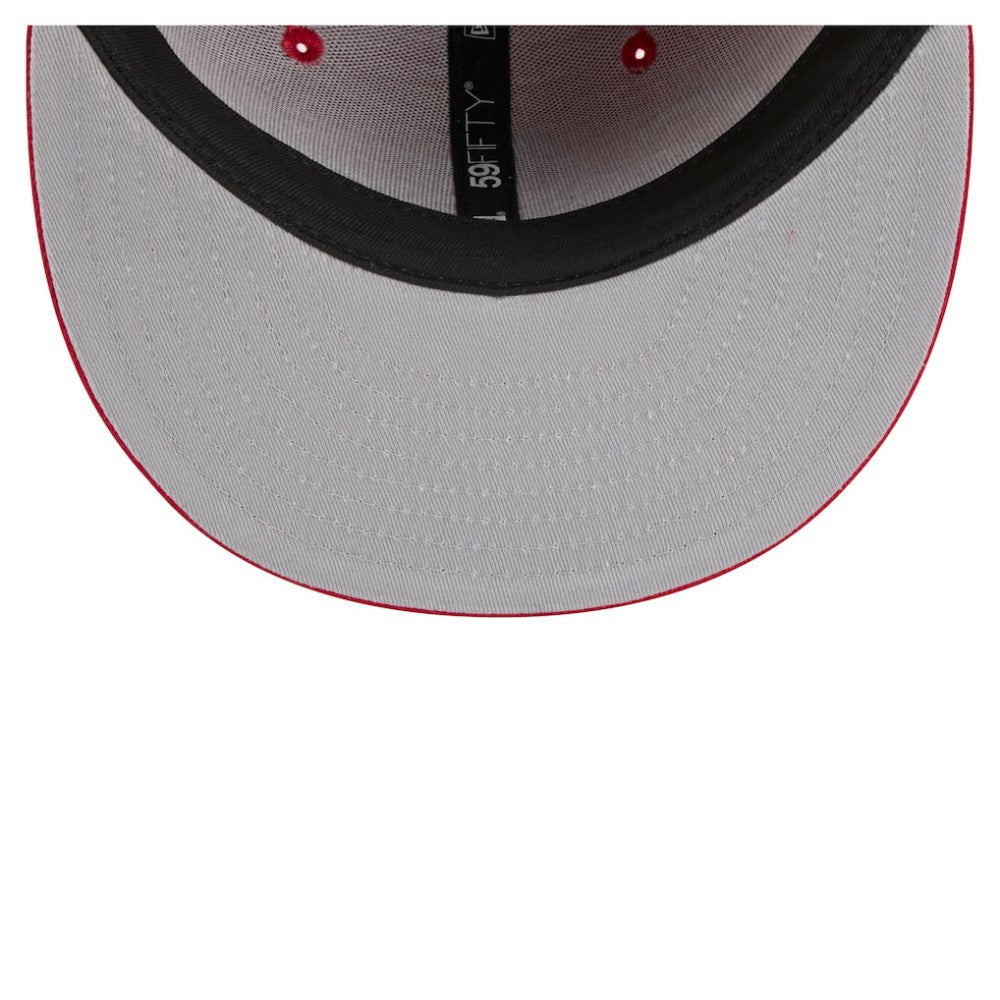 St. Louis Cardinals New Era Overlap 59FIFTY Fitted Hat - Red - New Era Discount
