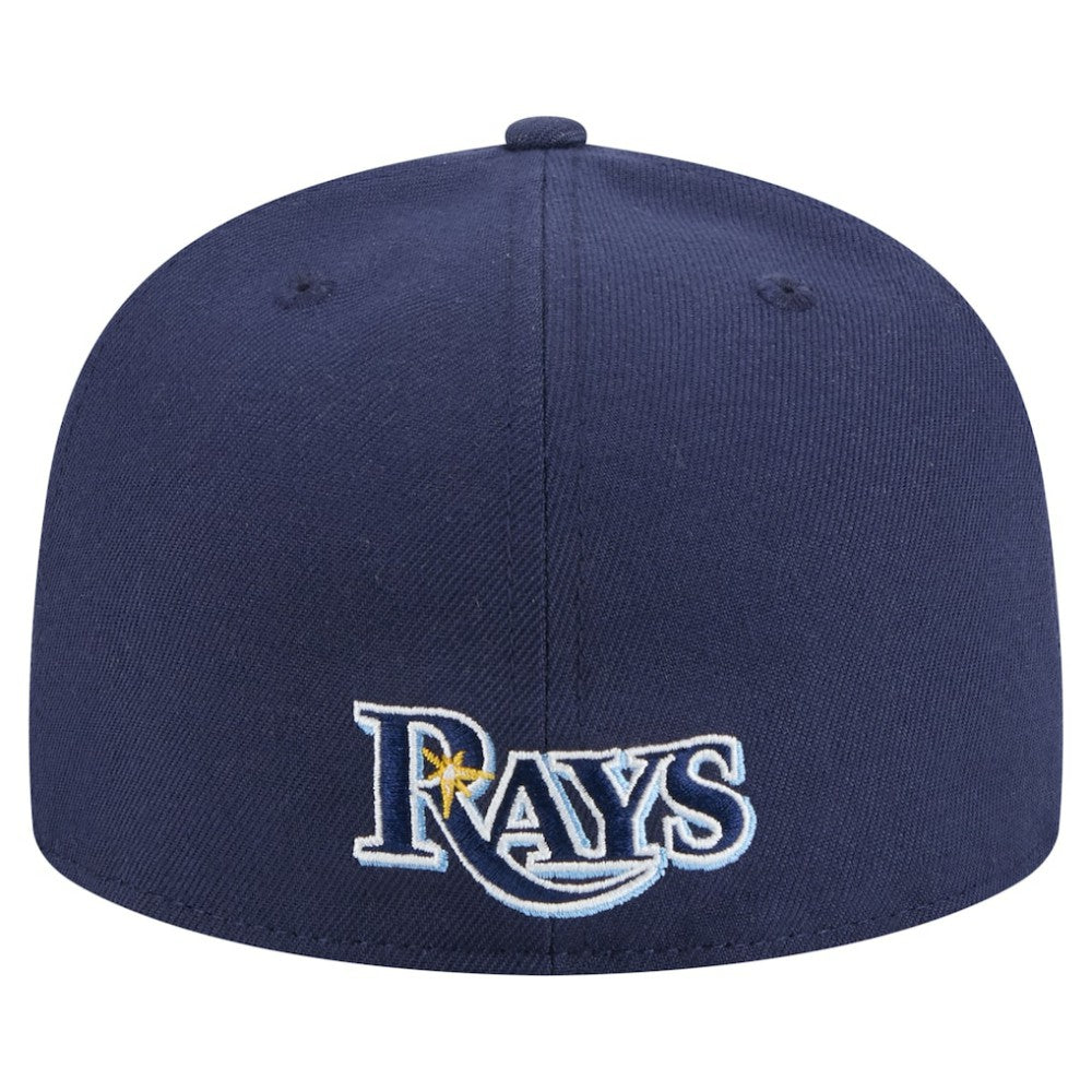 Tampa Bay Rays New Era Overlap 59FIFTY Fitted Hat - Navy - New Era Online