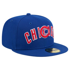 Chicago Cubs New Era Overlap 59FIFTY Fitted Hat - Royal - New Era on Sale