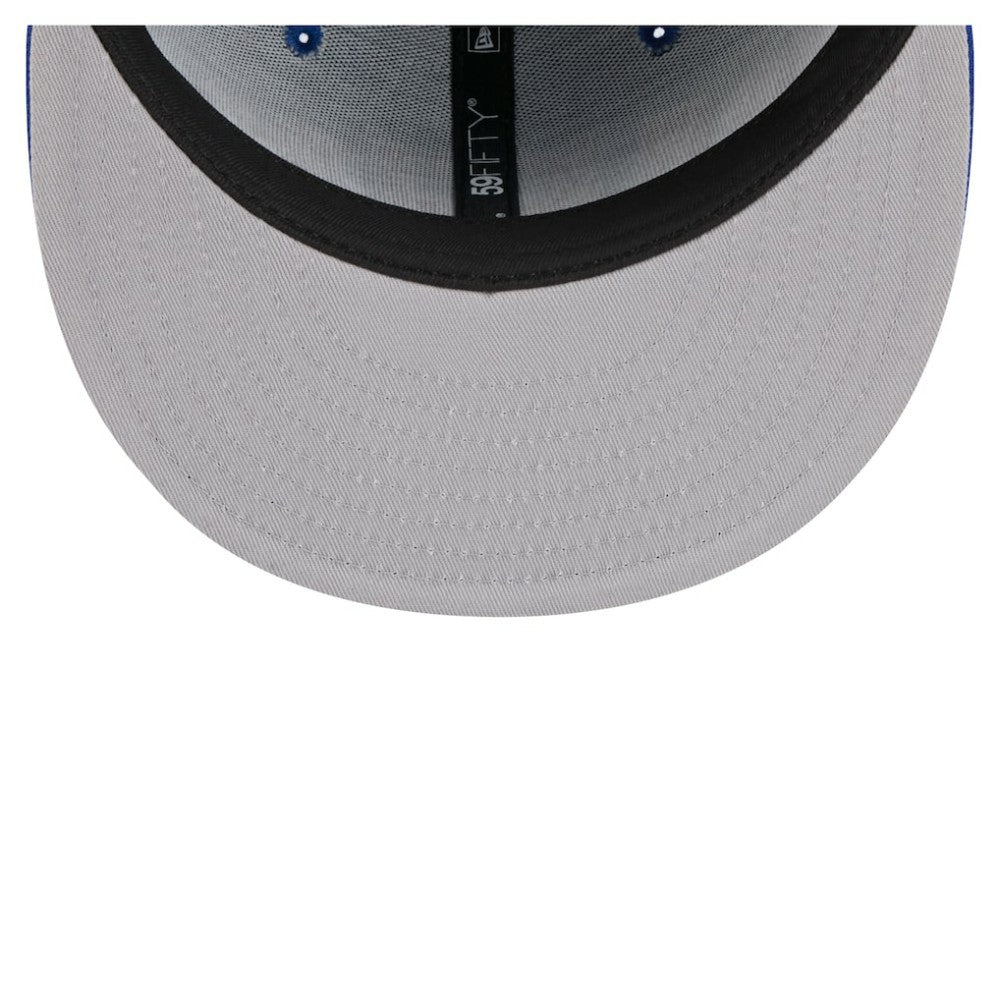 Chicago Cubs New Era Overlap 59FIFTY Fitted Hat - Royal - New Era on Sale