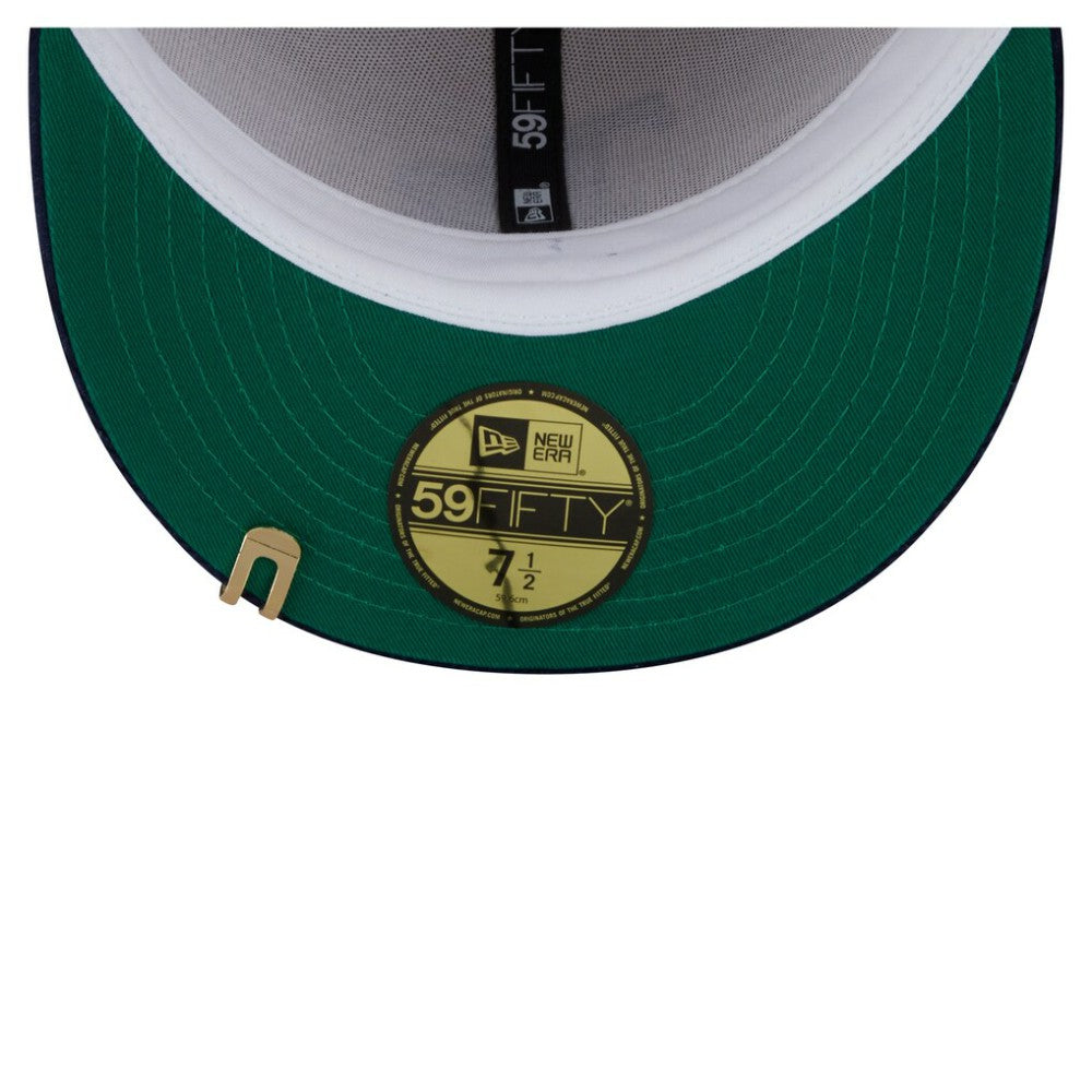 Tampa Bay Rays New Era Two-Tone Corduroy 59FIFTY Fitted Hat - Cream/Navy - New Era on Sale