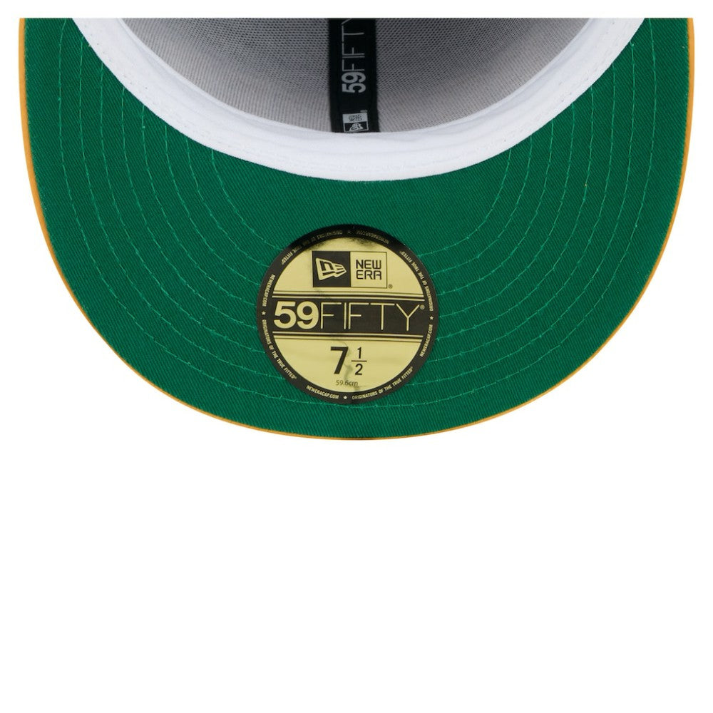 San Diego Padres New Era Satin 59FIFTY Fitted Hat - Brown/Gold - New Era Sale