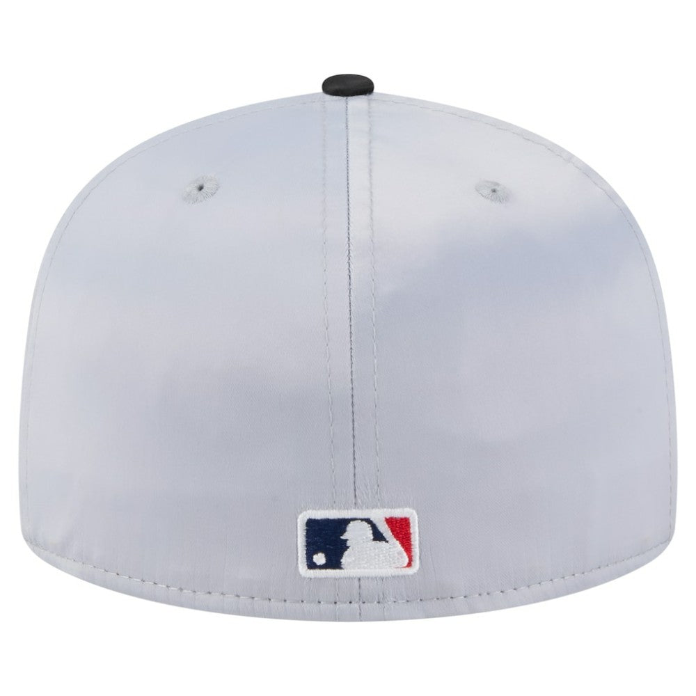 Chicago White Sox New Era Satin 59FIFTY Fitted Hat - Gray/Black - New Era Sale