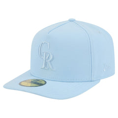 Colorado Rockies New Era Color Pack A-Frame 59FIFTY Fitted Hat - Light Blue - New Era Online