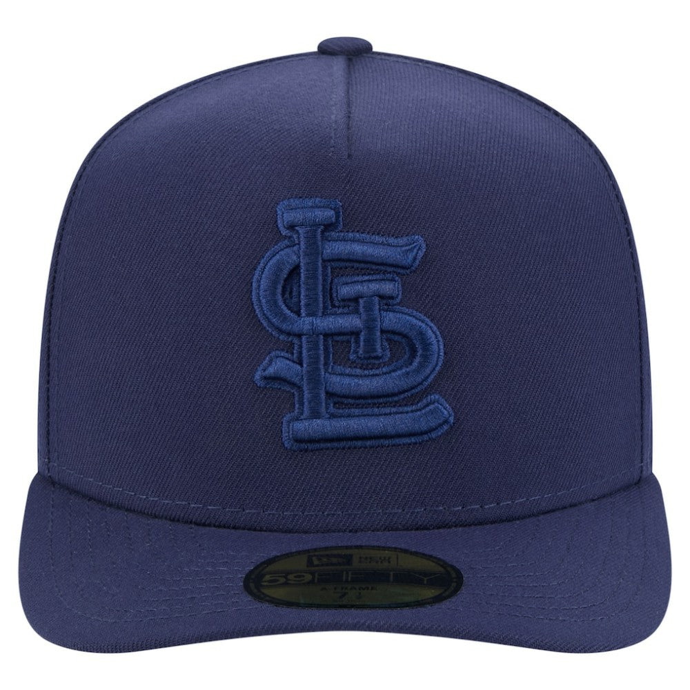 St. Louis Cardinals New Era Color Pack A-Frame 59FIFTY Fitted Hat - Navy - New Era Discount