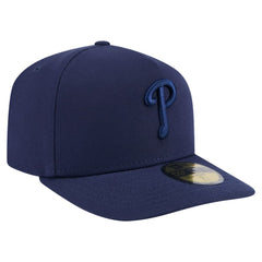 Philadelphia Phillies New Era Color Pack A-Frame 59FIFTY Fitted Hat - Navy - New Era Lifestyle