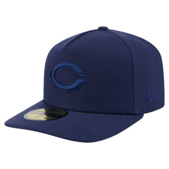 Cincinnati Reds New Era Color Pack A-Frame 59FIFTY Fitted Hat - Navy - New Era Discount