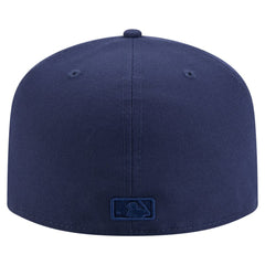 Atlanta Braves New Era Color Pack A-Frame 59FIFTY Fitted Hat - Navy - New Era Sale