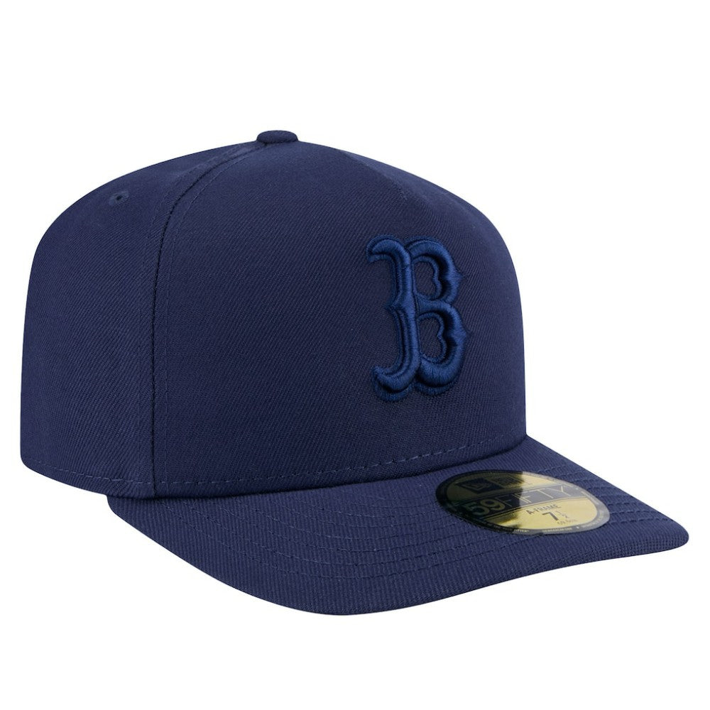Boston Red Sox New Era Color Pack A-Frame 59FIFTY Fitted Hat - Navy - New Era Lifestyle