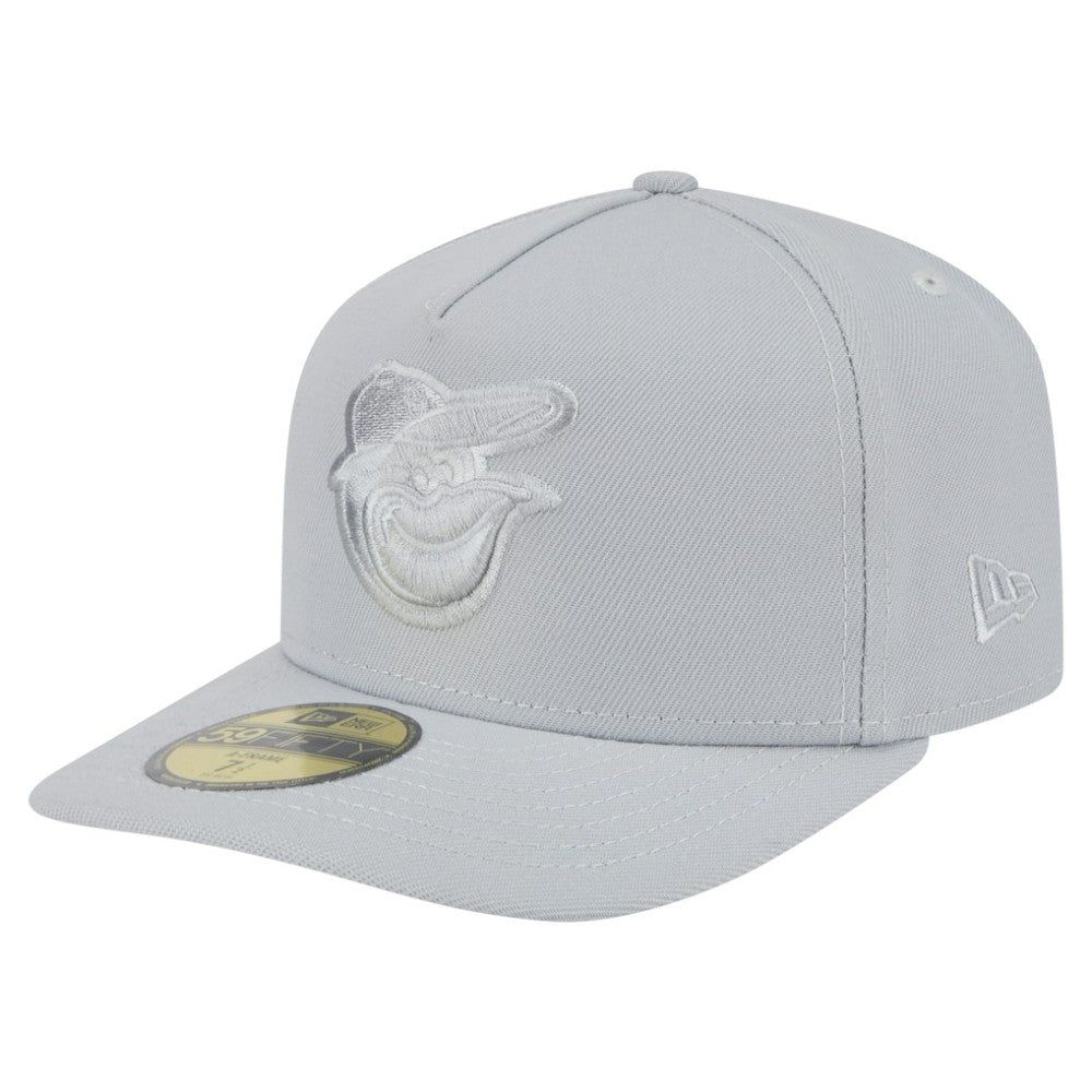 Baltimore Orioles New Era Colorpack A-Frame 59FIFTY Fitted Hat - Gray - New Era on Sale