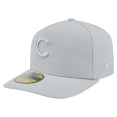 Chicago Cubs New Era Colorpack A-Frame 59FIFTY Fitted Hat - Gray - New Era Sale