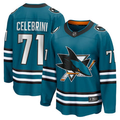 Macklin Celebrini San Jose Sharks Fanatics Home Breakaway Jersey – Teal - NHL 201925491