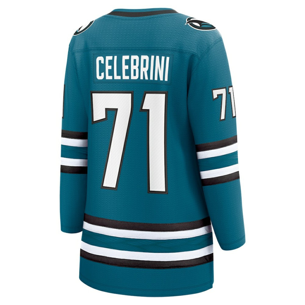 Macklin Celebrini San Jose Sharks Fanatics Women's Home Breakaway Jersey – Teal - NHL 201925492