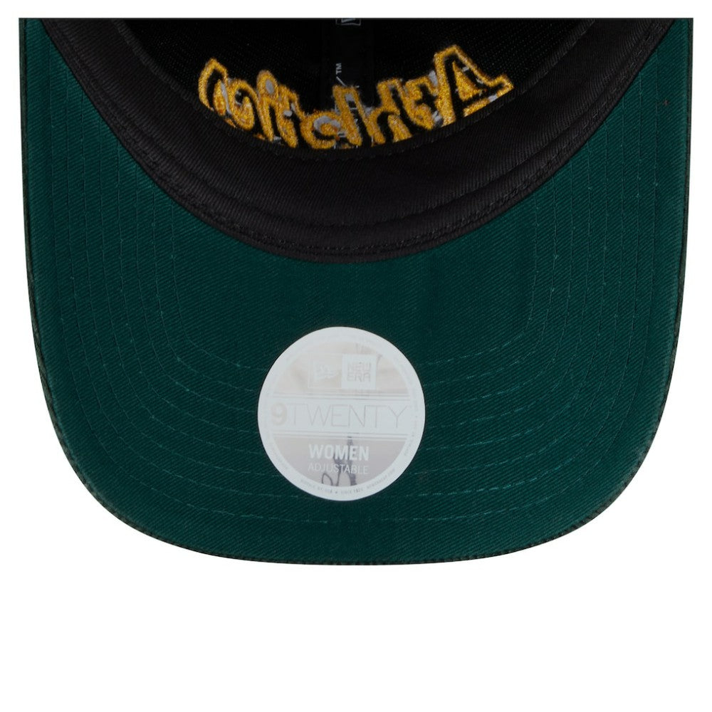 Athletics New Era Women's Corduroy 9TWENTY Adjustable Hat - Green - New Era Discount