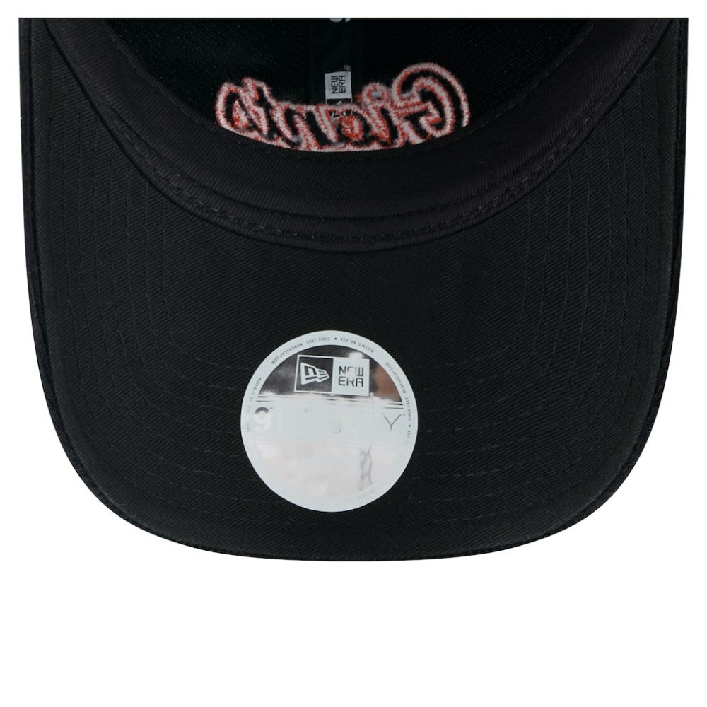 San Francisco Giants New Era Women's Corduroy 9TWENTY Adjustable Hat - Black - New Era Lifestyle
