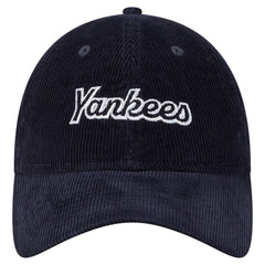 New York Yankees New Era Women's Corduroy 9TWENTY Adjustable Hat - Navy - New Era Online