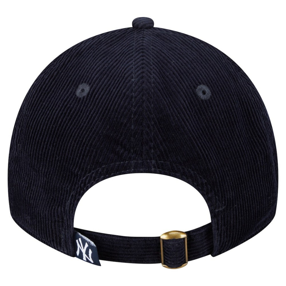 New York Yankees New Era Women's Corduroy 9TWENTY Adjustable Hat - Navy - New Era Online