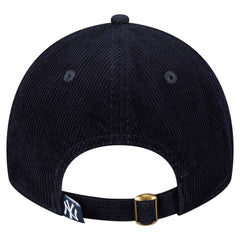 New York Yankees New Era Women's Corduroy 9TWENTY Adjustable Hat - Navy - New Era Online