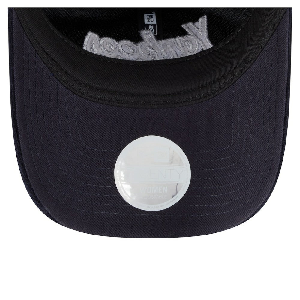 New York Yankees New Era Women's Corduroy 9TWENTY Adjustable Hat - Navy - New Era Online