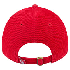 St. Louis Cardinals New Era Women's Corduroy 9TWENTY Adjustable Hat - Red - New Era Discount