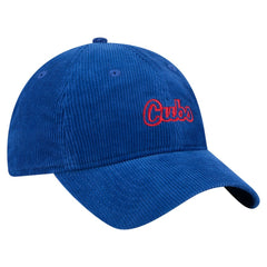 Chicago Cubs New Era Women's Corduroy 9TWENTY Adjustable Hat - Royal - New Era Discount