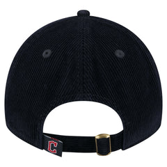 Cleveland Guardians New Era Women's Corduroy 9TWENTY Adjustable Hat - Navy - New Era Discount