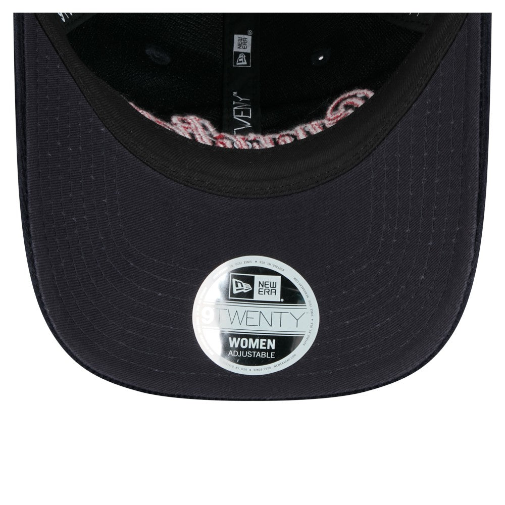 Cleveland Guardians New Era Women's Corduroy 9TWENTY Adjustable Hat - Navy - New Era Discount
