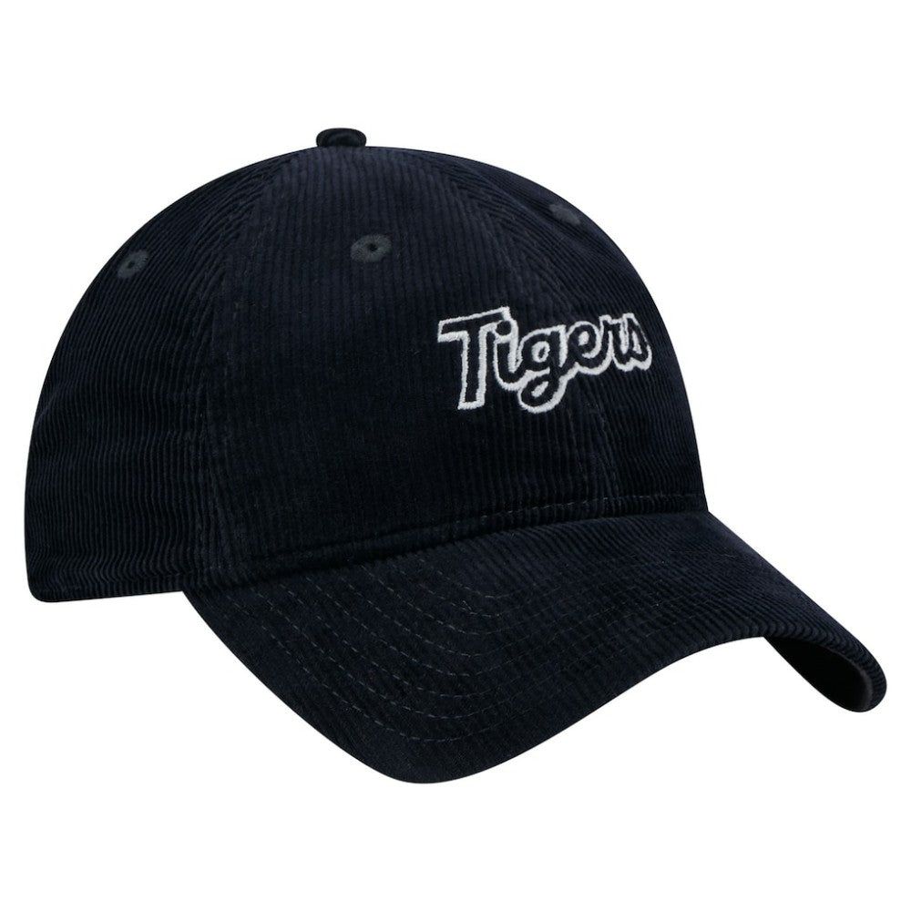 Detroit Tigers New Era Women's Corduroy 9TWENTY Adjustable Hat - Navy - New Era Online