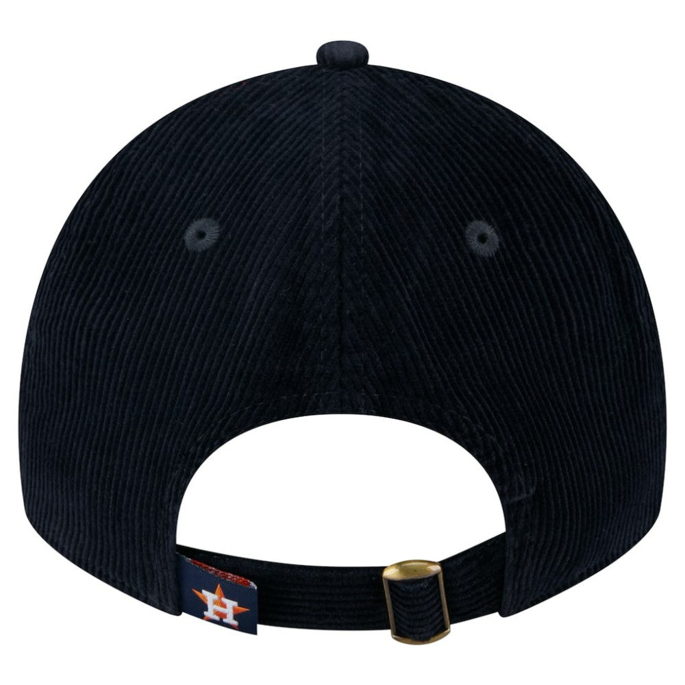 Houston Astros New Era Women's Corduroy 9TWENTY Adjustable Hat - Navy - New Era Discount