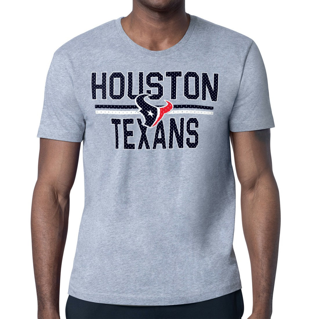 Houston Texans Starter Mesh Look T-Shirt Heather Gray