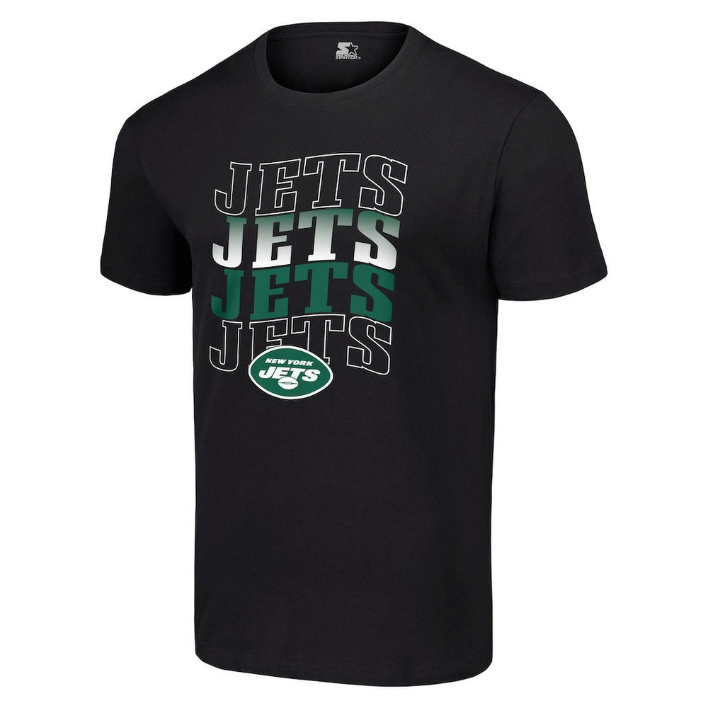 New York Jets Starter Four Name T-Shirt Black