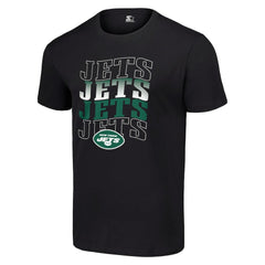 New York Jets Starter Four Name T-Shirt Black