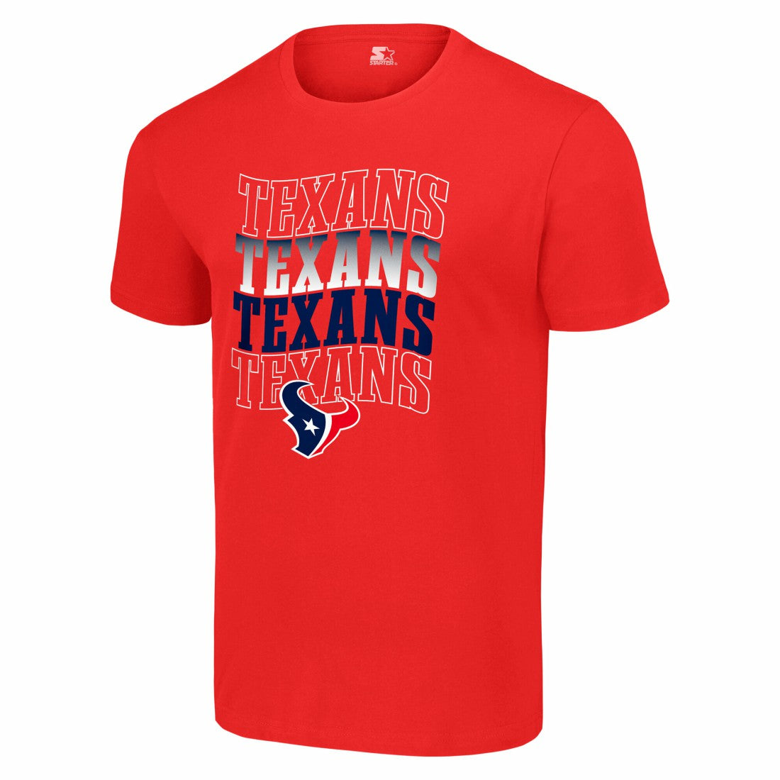 Houston Texans Starter Four Name T-Shirt Red