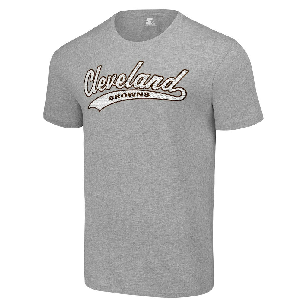 Cleveland Browns Starter City Tailsweep T-Shirt Heather Gray