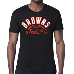 Cleveland Browns Starter Half Ball Logo T-Shirt Black