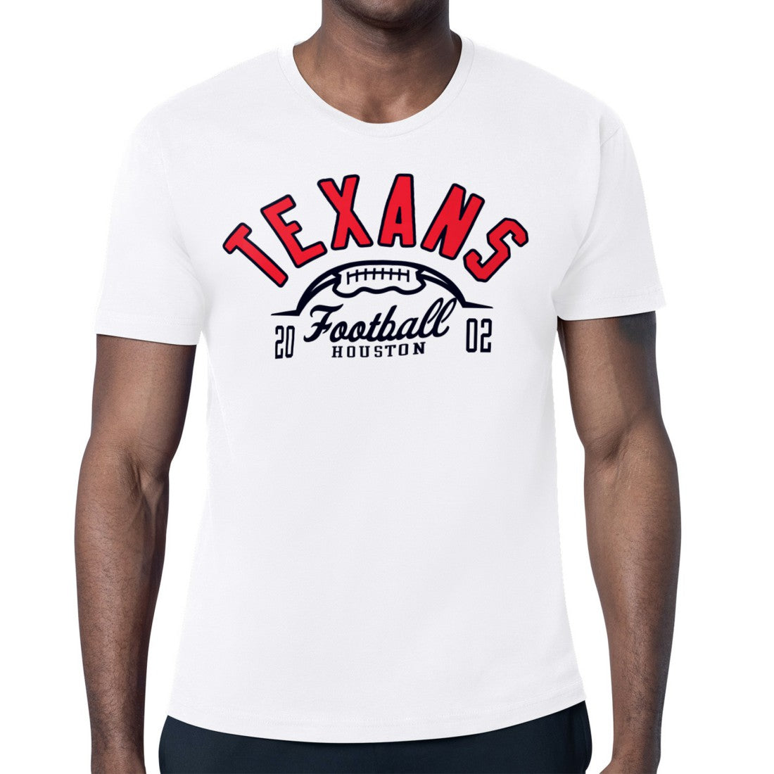 Houston Texans Starter Half Ball Logo T-Shirt White