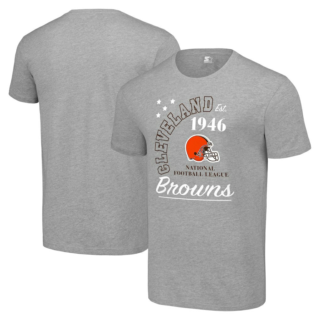 Cleveland Browns Starter Arch City T-Shirt Heather Gray