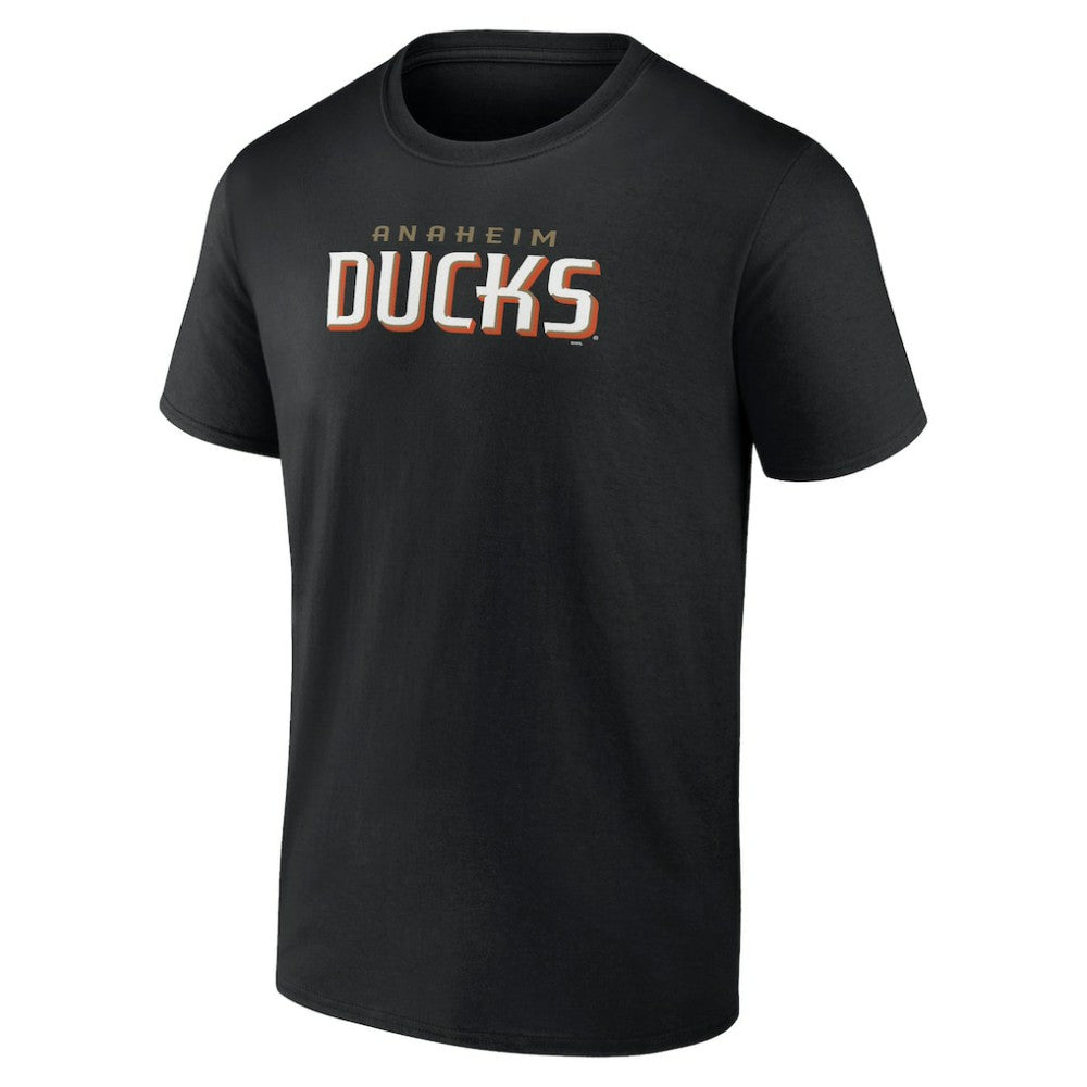 Anaheim Ducks Wordmark Logo T-Shirt - Black - NHL 201927014