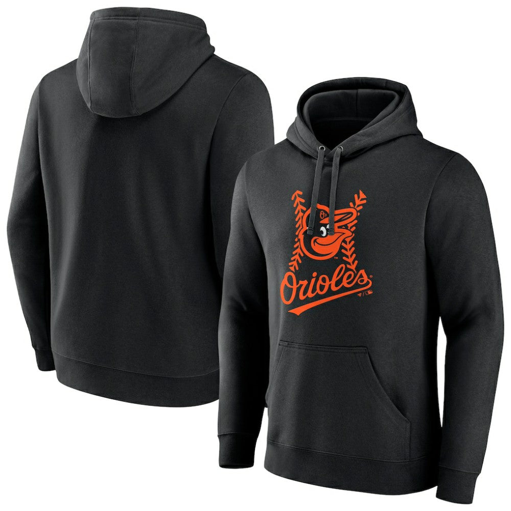 Baltimore Orioles Fastball Pullover Hoodie - Black - MLB on Sale