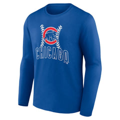 Chicago Cubs Fastball Long Sleeve T-Shirt - Royal - MLB on Sale