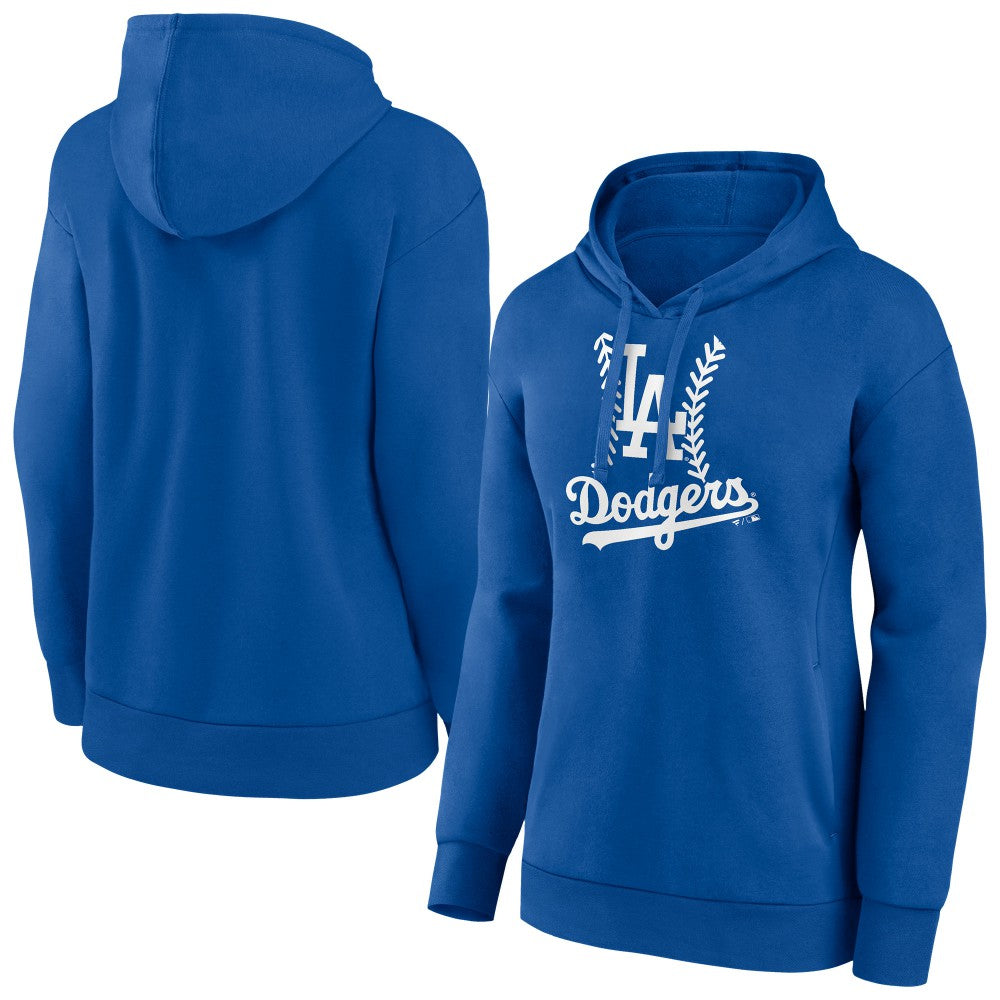 Los Angeles Dodgers Women's Fastball Pullover Hoodie - Royal - MLB on Sale