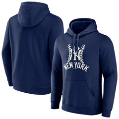New York Yankees Fastball Pullover Hoodie - Navy - MLB Discount