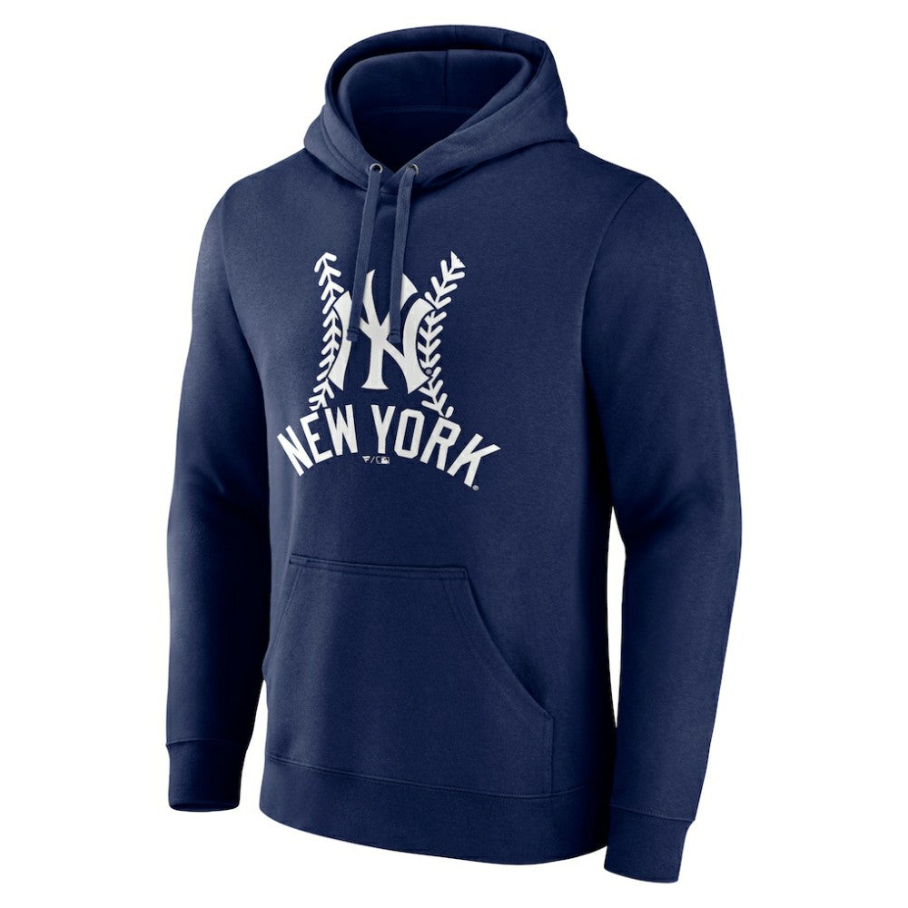 New York Yankees Fastball Pullover Hoodie - Navy - MLB Discount