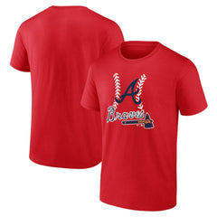 Atlanta Braves Fastball T-Shirt - Red - MLB Sale