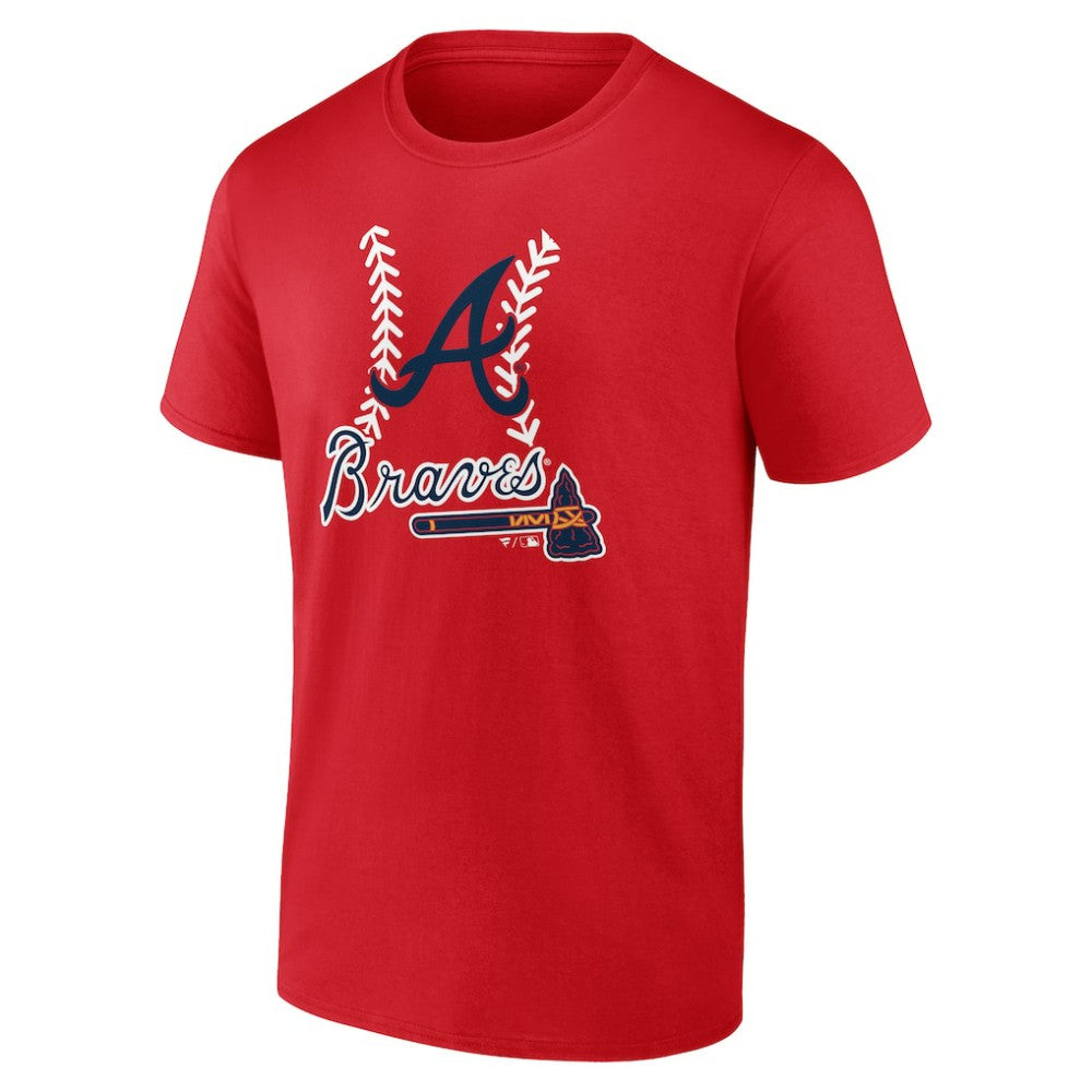 Atlanta Braves Fastball T-Shirt - Red - MLB Sale