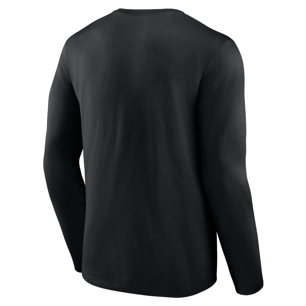 Cincinnati Reds Fastball Long Sleeve T-Shirt - Black - MLB Discount