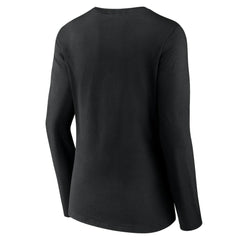 Los Angeles Dodgers Women's Fastball Long Sleeve V-Neck T-Shirt - Black - MLB Online