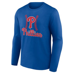 Philadelphia Phillies Fastball Long Sleeve T-Shirt - Royal - MLB Online